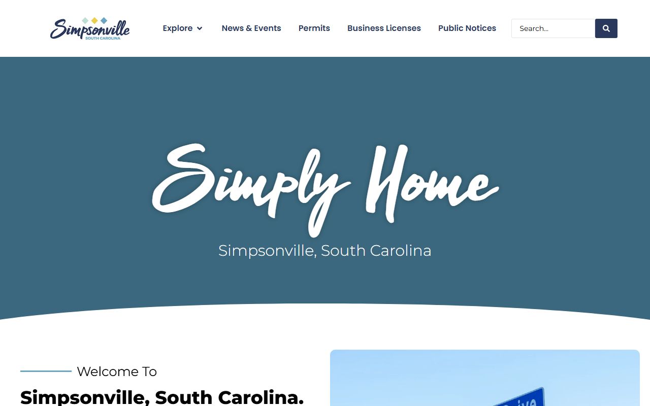 Simpsonville Police Department website for arrest record requests