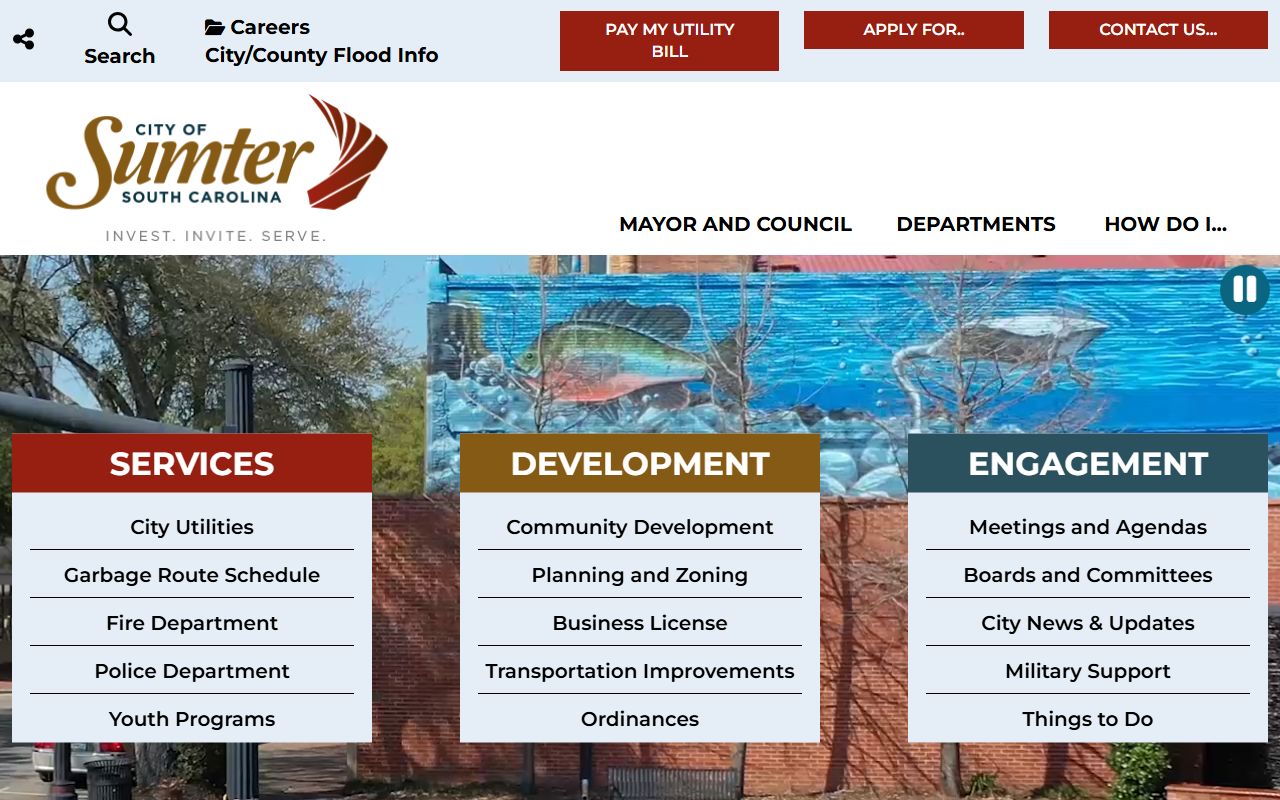 Sumter Police Department website for arrest and booking records
