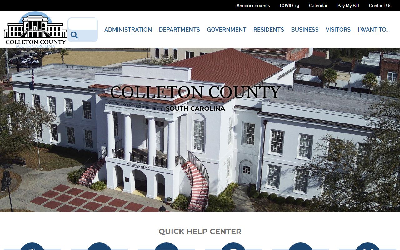 Colleton County Sheriff's Office website for 24 hour booking information