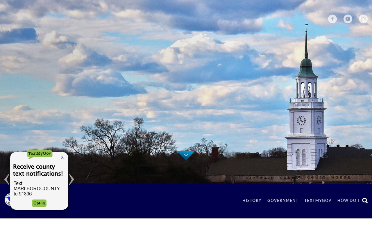 Marlboro County Sheriff's Office website for booking records